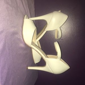 White Heels (about 2 inches)